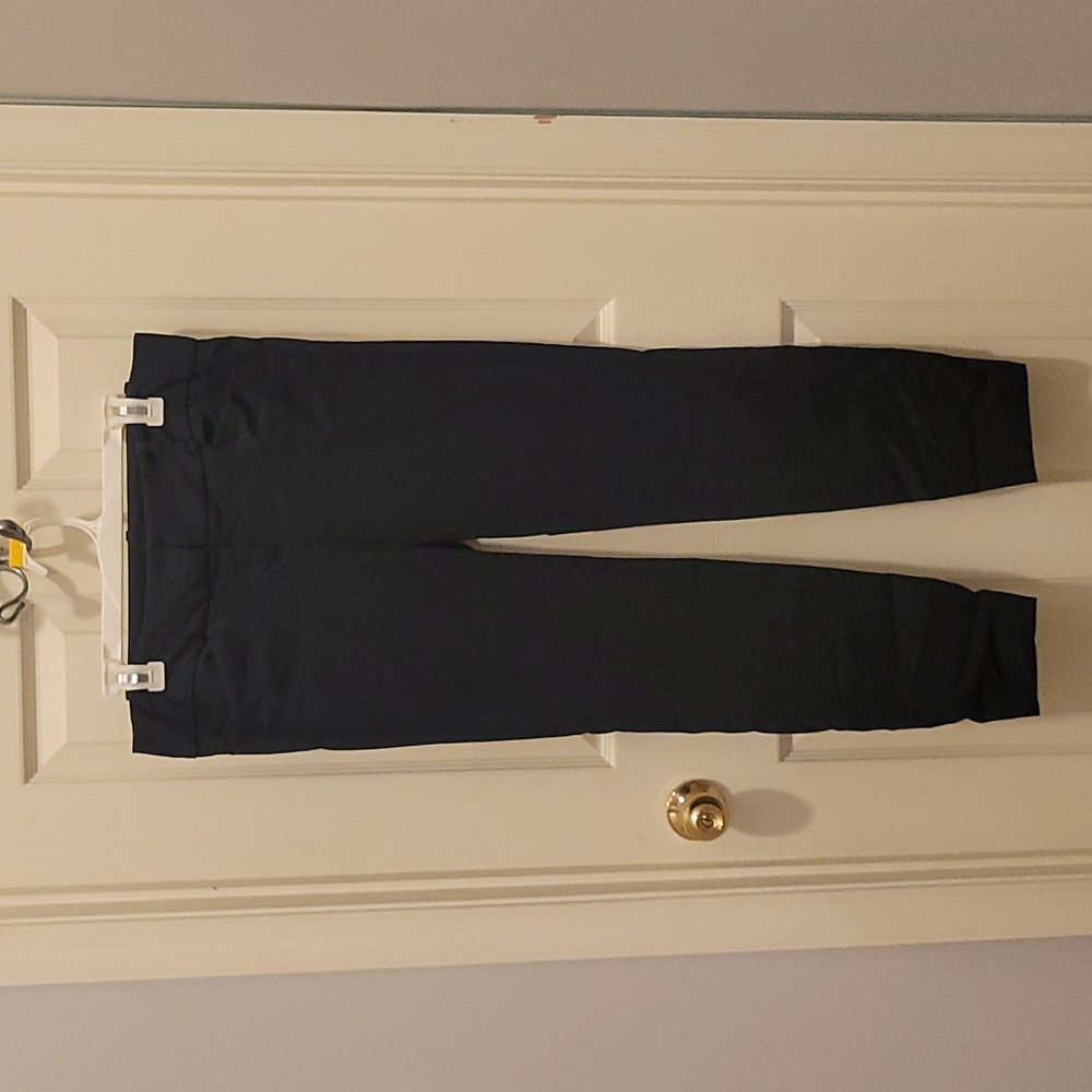 Dark green straight leg pant